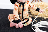 Birdie Bean Zip Romper w/ Convertible Foot - Willie (Glow in the Dark)