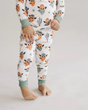 Lucky Panda Kids Long Sleeve Two Piece Set - Smiley Cowboy - Let Them Be Little, A Baby & Children's Clothing Boutique