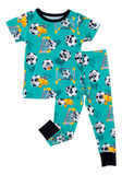 Birdie Bean Short Sleeve w/ Pants 2 Piece PJ Set - Alex