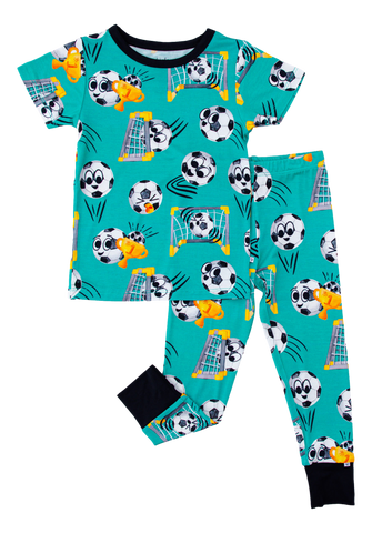 Birdie Bean Short Sleeve w/ Pants 2 Piece PJ Set - Alex