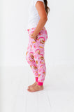 KiKi + Lulu Big Kid Lounge Pants - On Game Days We Wear Pink