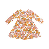 Angel Dear Long Sleeve Twirly Dress - Ambers Floral *Backordered*