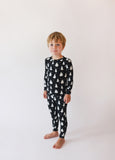 Posh Peanut Basic Long Sleeve Pajamas - Ghostly (Glow in the Dark)