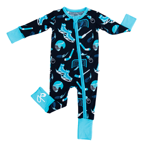 Birdie Bean Zip Romper w/ Convertible Foot - Wayne