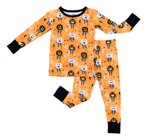 Birdie Bean Long Sleeve w/ Pants 2 Piece PJ Set - Michael (Glow in the Dark)