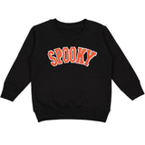 Sweet Wink Patch Sweatshirt - Spooky (Black & Orange)