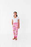 KiKi + Lulu Big Kid Lounge Pants - On Game Days We Wear Pink