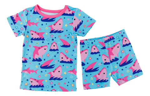 Birdie Bean Short Sleeve w/ Shorts 2 Piece PJ Set - Gwen - Let Them Be Little, A Baby & Children's Clothing Boutique