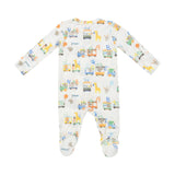 Angel Dear 2 Way Zipper Footie - Animal Train *Backordered*