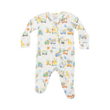 Angel Dear 2 Way Zipper Footie - Animal Train *Backordered*