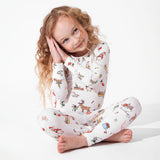 Bellabu Bear 2 piece PJ Set - Santa’s Workshop