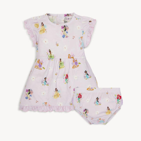 Magnetic Me Modal Magnetic Little Baby Dress + Diaper Cover Set - Disney Princess