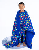 Birdie Bean Quilted Toddler Blanket - Comet