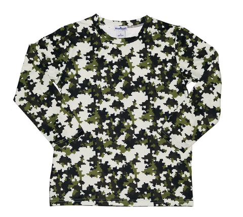 Blue Quail Clothing Co. Long Sleeve Performance Tee - Digital Camo