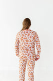 Kiki + Lulu Women's Long Sleeve Luxe Loungewear - Pumpkin Spice Latte