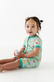 Kiki + Lulu Short Sleeve Shortie Zip Romper - Ice Cream Trucks (Sundae Fun Day) - Let Them Be Little, A Baby & Children's Clothing Boutique