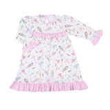 Magnolia Baby Printed Long Sleeve Dress - Nutcracker Ballet