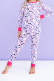 Birdie Bean Long Sleeve w/ Pants 2 Piece PJ Set - Carrie (Glow in the Dark)