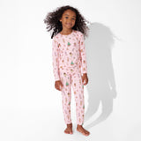 Bellabu Bear 2 piece PJ Set - Nutcracker Pink