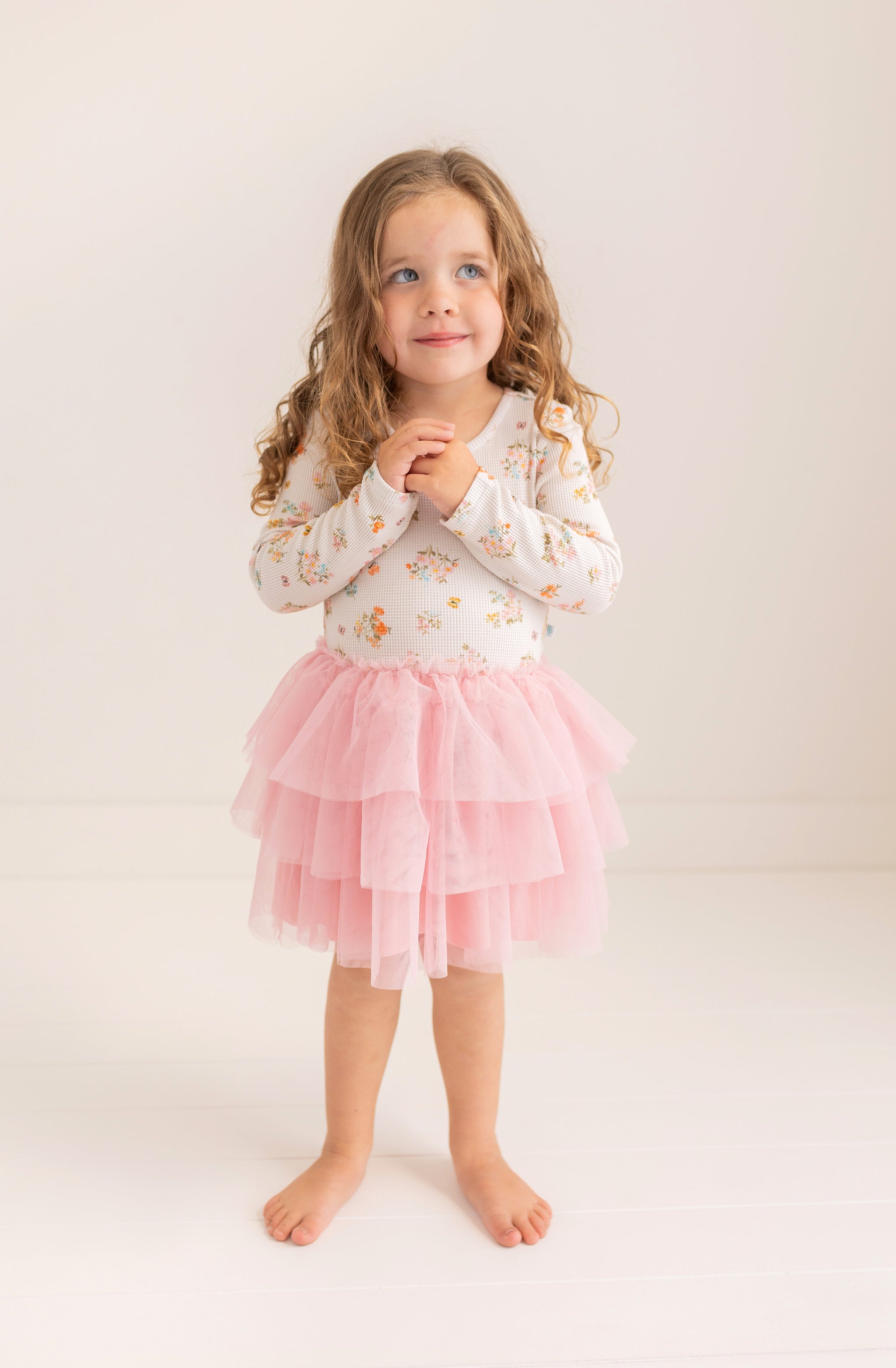 Babsy tulle ruffled cap sleeve dress toddler girl 3-4T posh peanut Easter buy dress