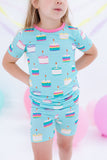 Birdie Bean Short Sleeve w/ Shorts 2 Piece PJ Set - Harlow