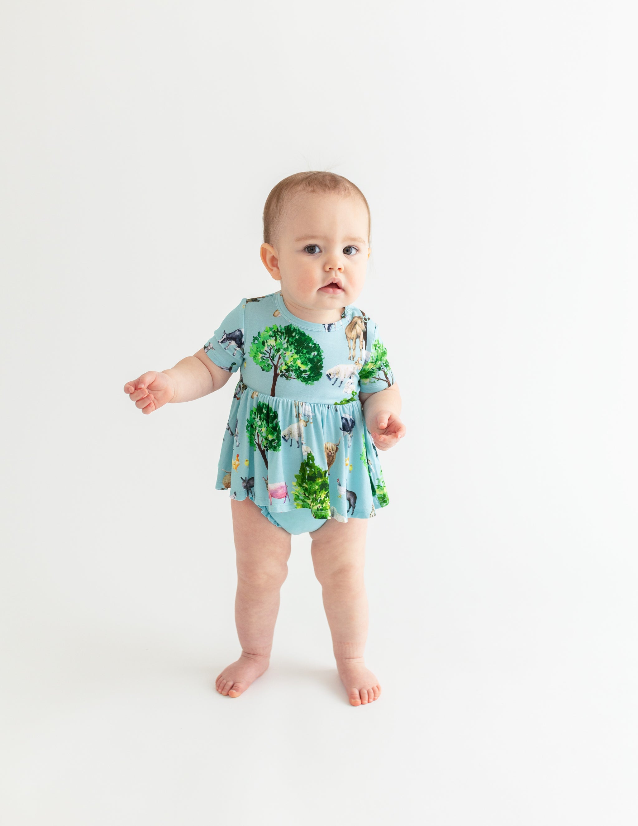 Posh Peanut Peplum/Bummies Erin on sale 2T