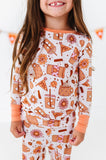 KiKi + Lulu Long Sleeve 2 Piece Set - Pumpkin Spice Latte