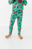 Macaron + Me Long Sleeve Toddler PJ Set - Football Field