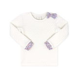 Lullaby Set Quilted Sweatshirt - Worthington White Quilted / Sweet Pea Floral