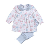 Baby Loren Long Sleeve Printed Pants Set - Like a Princess