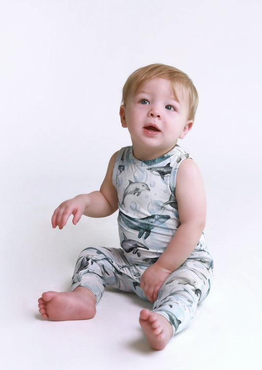 Posh Peanut Racerback deals Romper Bundle