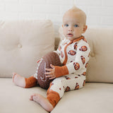 Little Joy Co. Zippy Romper - Football