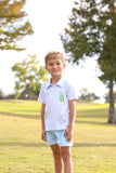 Trotter Street Kids Short Sleeve Applique Polo Shirt - Golf - Let Them Be Little, A Baby & Children's Clothing Boutique