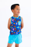 Birdie Bean Tank and Shorts Set - Bruce - Let Them Be Little, A Baby & Children's Clothing Boutique