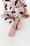 Kiki + Lulu Zip Romper w/ Convertible Foot - Bat to the Bone