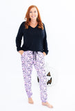 Birdie Bean Women's Long Sleeve Lounge Set - Carrie (Glow in the Dark)