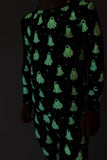 Posh Peanut Basic Long Sleeve Pajamas - Ghostly (Glow in the Dark)