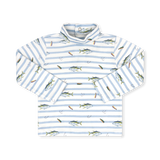 Lullaby Set Tiny Tot Turtleneck - Fish Tales