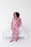 Kiki + Lulu Women's Long Sleeve Luxe Loungewear - Pink a Boo