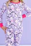 Birdie Bean Long Sleeve w/ Pants 2 Piece PJ Set - Carrie (Glow in the Dark)