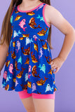 Birdie Bean Tank Peplum w/ shorts Birdie Set - Bruce - Let Them Be Little, A Baby & Children's Clothing Boutique