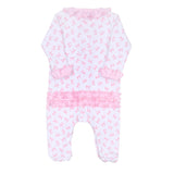 Magnolia Baby Printed Ruffle Snap Footie - Baby Bows