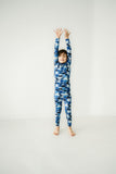 Macaron + Me Long Sleeve Toddler PJ Set - Camo Dino