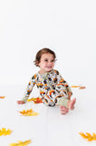 Kiki + Lulu Zip Romper w/ Convertible Foot - Wheelie Spooky