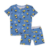 Bellabu Bear 2 piece Short Sleeve w/ Shorts PJ Set - Minions AVL