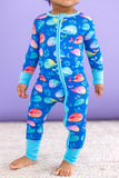 Birdie Bean Zip Romper w/ Convertible Foot - Moby - Let Them Be Little, A Baby & Children's Clothing Boutique