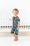 Kiki + Lulu Short Sleeve Shortie Zip Romper - Gaming Mode