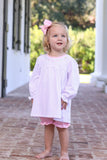 Trotter Street Kids Long Sleeve Embroidered Bloomer Set - Magical