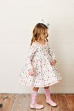 Swoon Baby Eyelet Trim Pocket Dress - Nutcracker Collection SBF2485