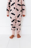 Kiki + Lulu Zip Romper w/ Convertible Foot - Bat to the Bone